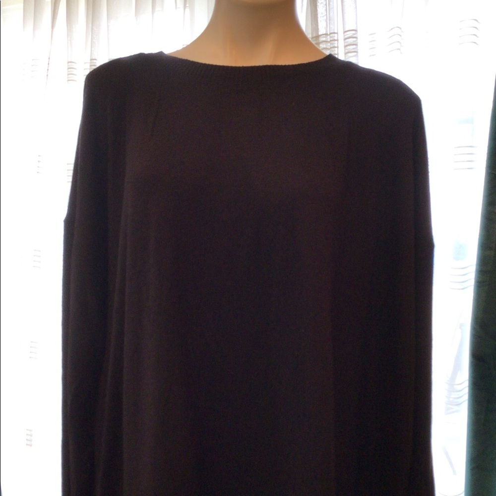 Lucky Brand women’s solid black long sleeves sweater